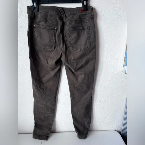 Joie Green Studded Hazina Skinny Ankle Jean - Picture 7 of 12